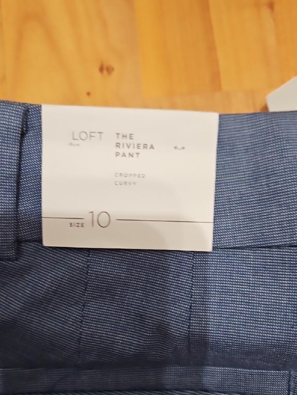 LOFT Slate Blue Women's Tailored Trousers- The Riviera Pant - Picture 6 of 7